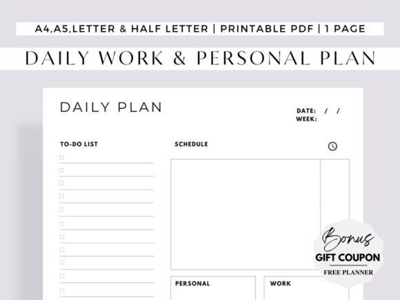 Best Daily Planner Templates: Printable & Productive