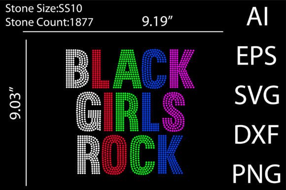 Black Girls Rock Rhinestone Templates: Bold Designs for Bold Creators
