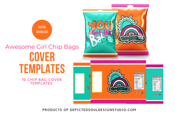 Celebrate Every Kid: The Power of Awesome Girl Chip Bag Cover Templates