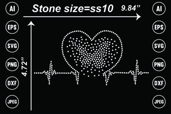 Love Rhinestone Templates Design: Sparkle for Crafters