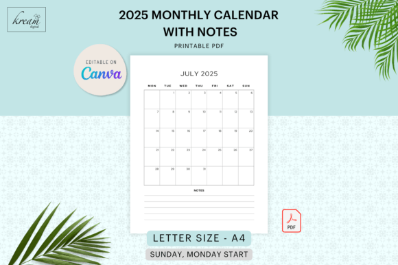Master Your Year with the 2025 Canva Calendar