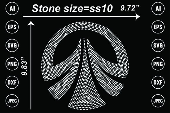 Mastering Visual Texture with ( Logo ) Rhinestone Templates Design