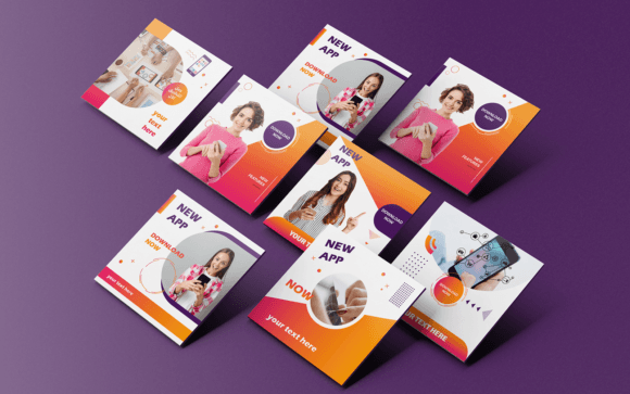 Social Media Posts Templates-App-031-22: Your Fashion & E-commerce Toolkit