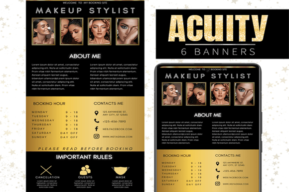 Upgrade Your Brand with Acuity Scheduling Canva Templates