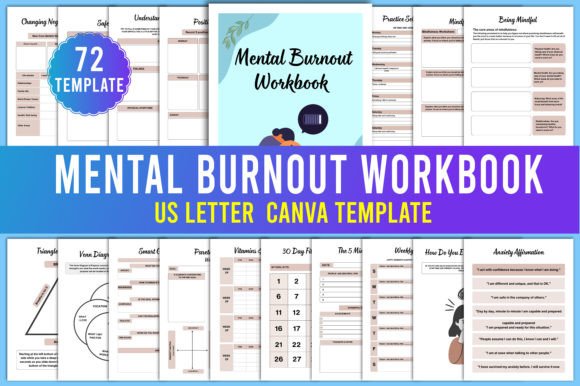 Your Complete Mental Burnout Recovery Toolkit for Canva
